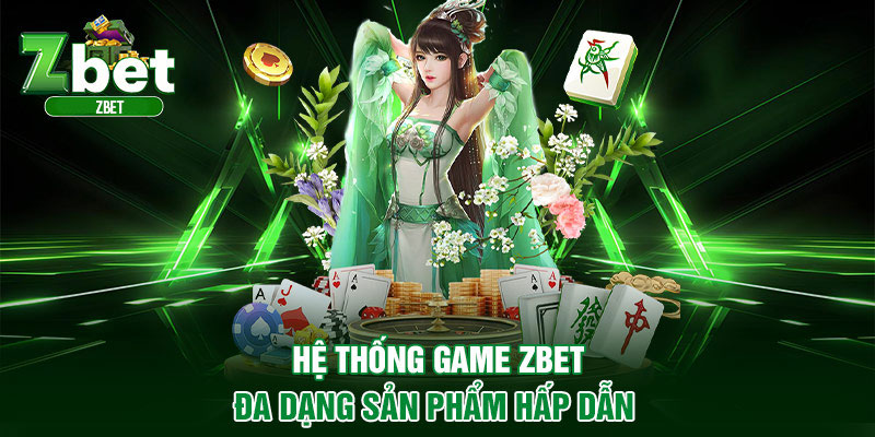 Hệ thống kho trò chơi với hàng ngàn sản phẩm thú vị